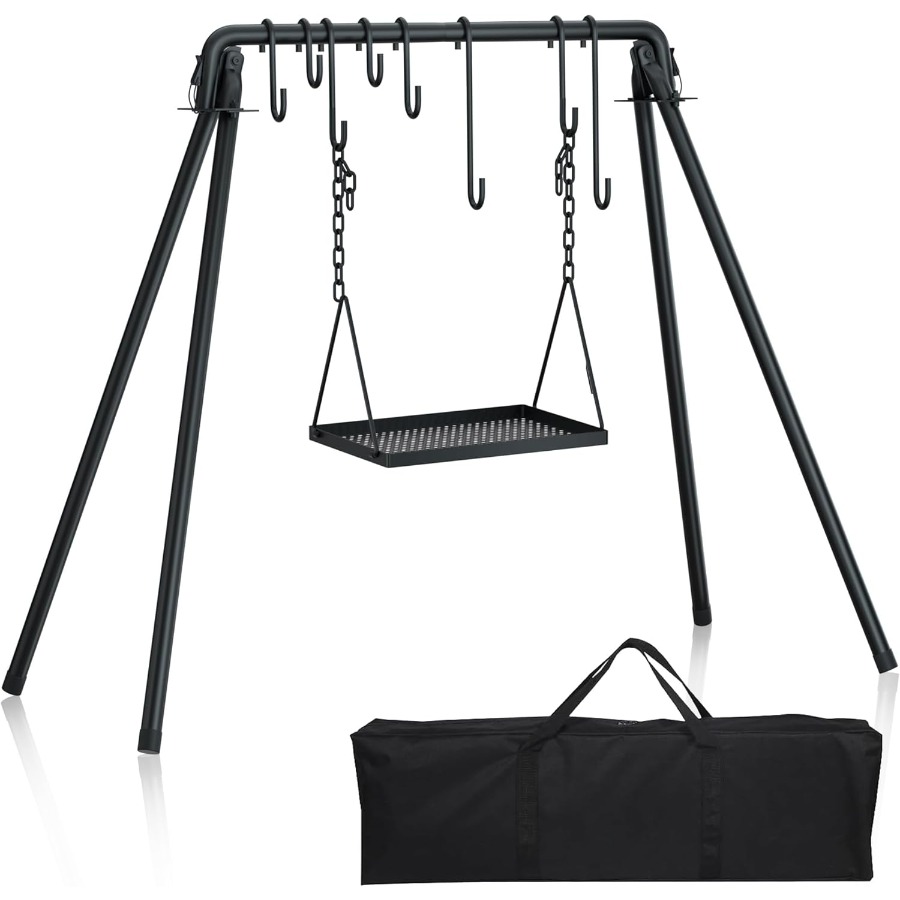 Camping Cooking - RELIANCER Grill SwingCampfire Grill Cooking Stand