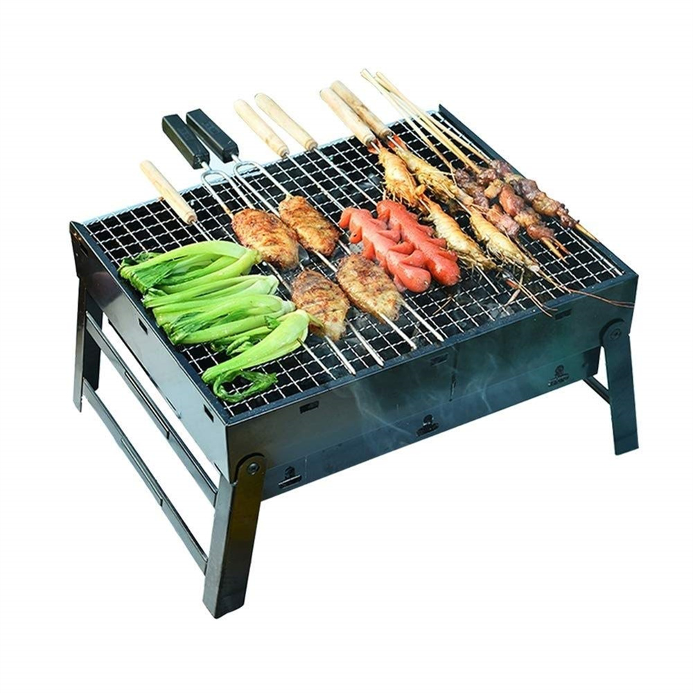 Camping Cooking Candle - 1Set Barbecue Charcoal Stove Portable Foldable