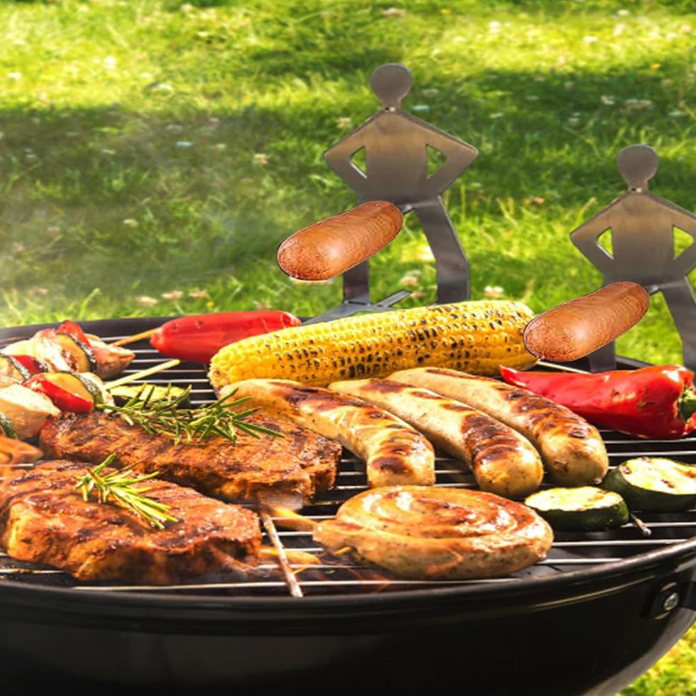 Stainless Steel BBQ Sausage Ho - Camping Cooking Bbq recensione e prezzo
