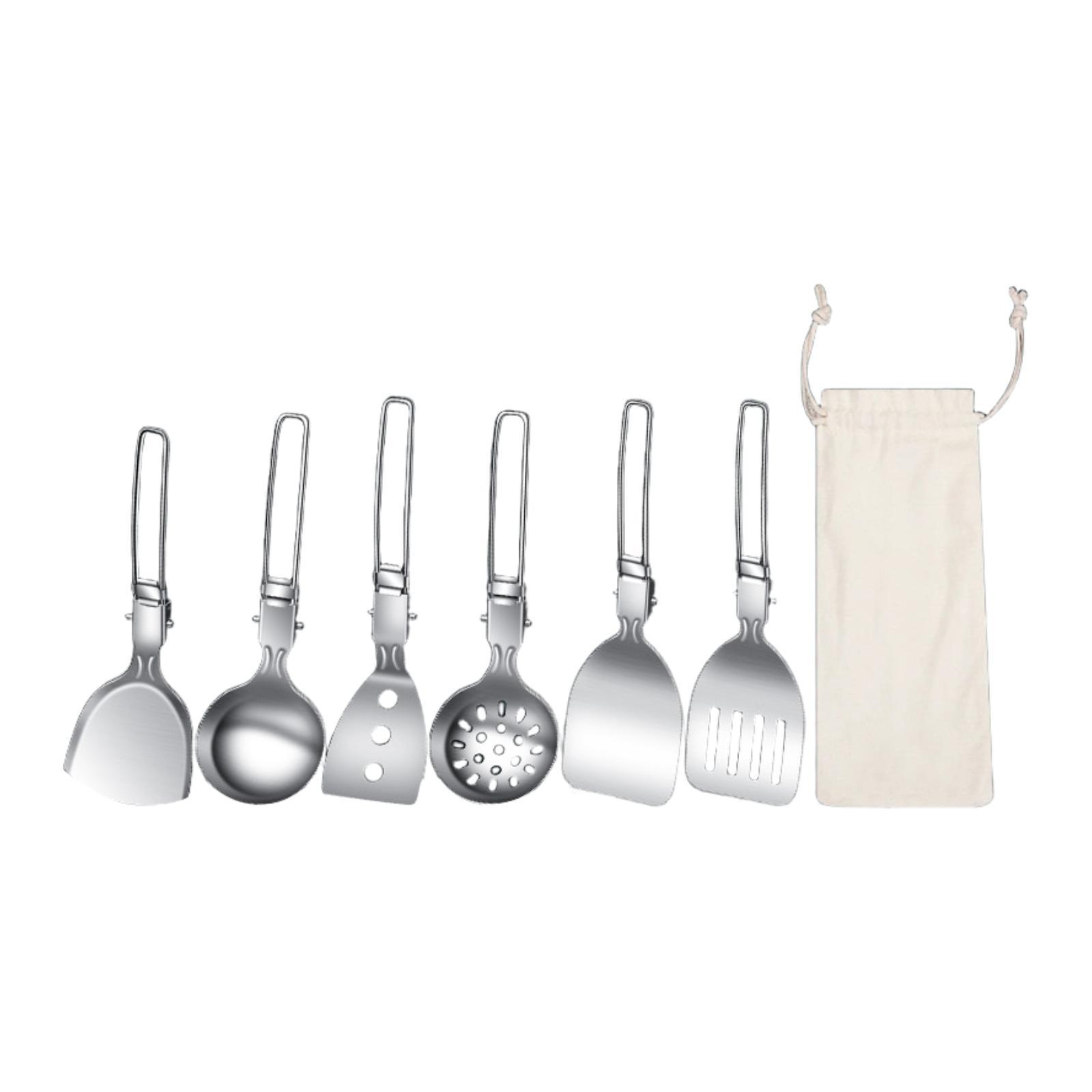 7Pcs Camp Cooking Utensil Set  - Camping Cooking Essentials Kit recensione e prezzo