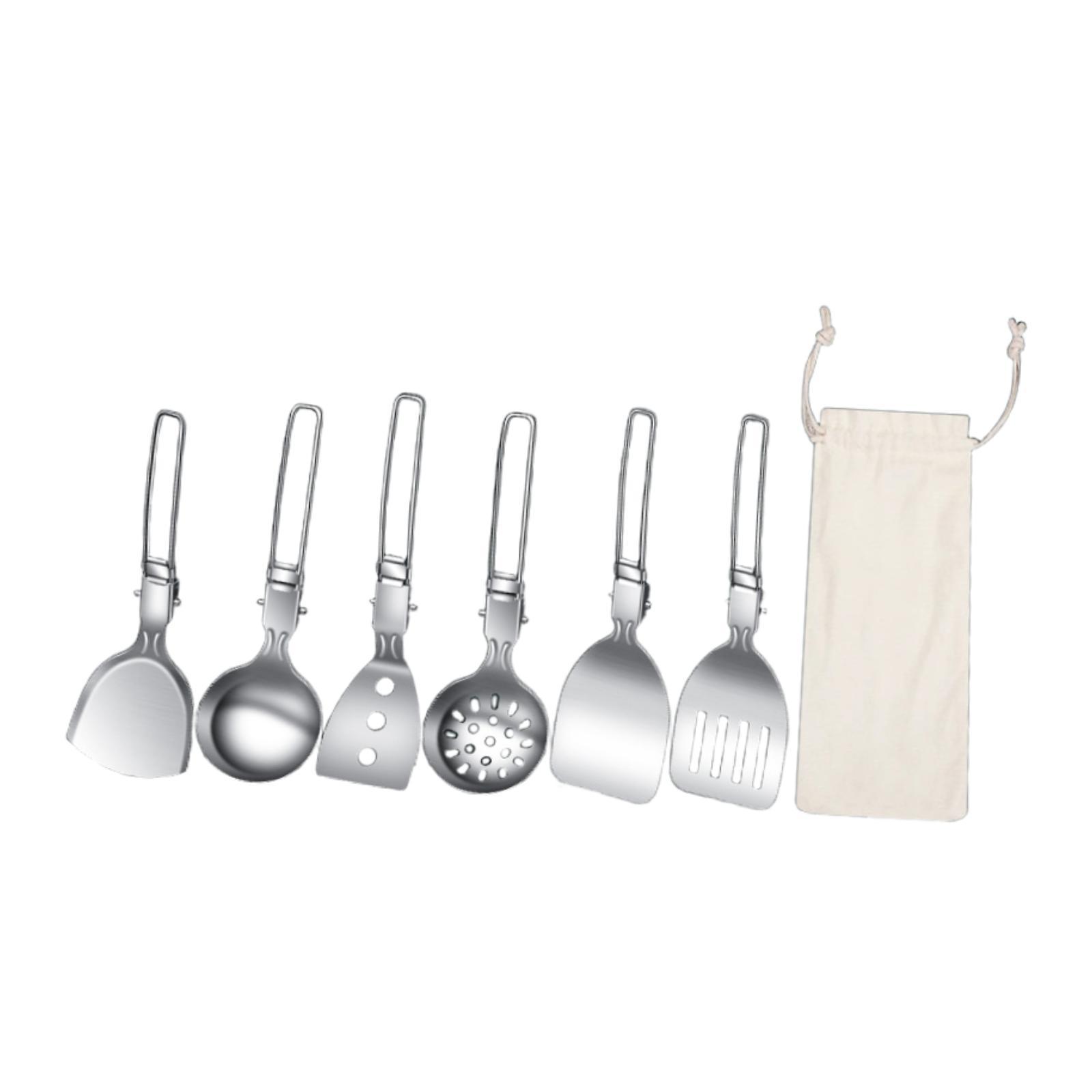 7Pcs Camp Cooking Utensil Set  - Camping Cooking Essentials Kit recensione e prezzo