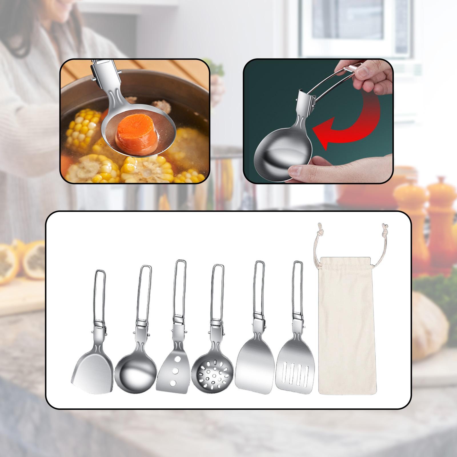 7Pcs Camp Cooking Utensil Set  - Camping Cooking Essentials Kit recensione e prezzo