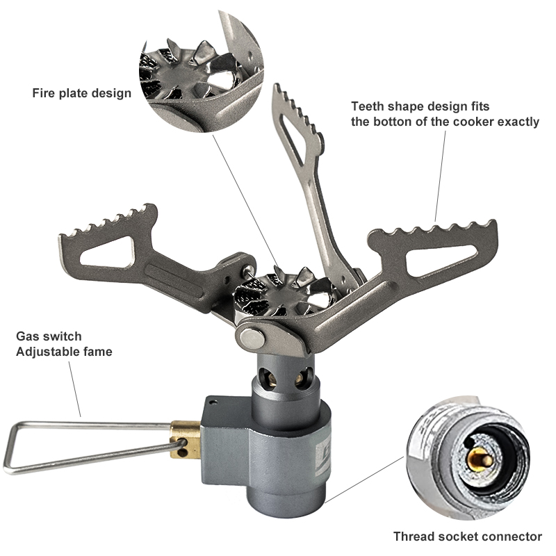 BRS Outdoor Gas Stove Mini Cam - Camping Cooking Gas Stove recensione e prezzo