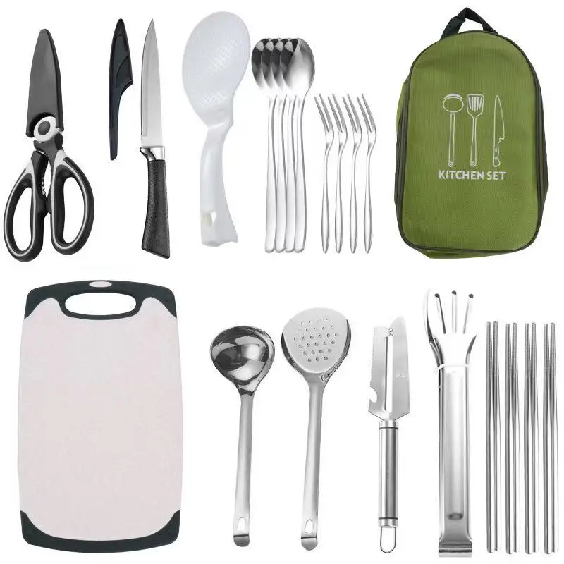 Compact All-in-One Portable Ca - Camping Cooking Essentials Kit recensione e prezzo