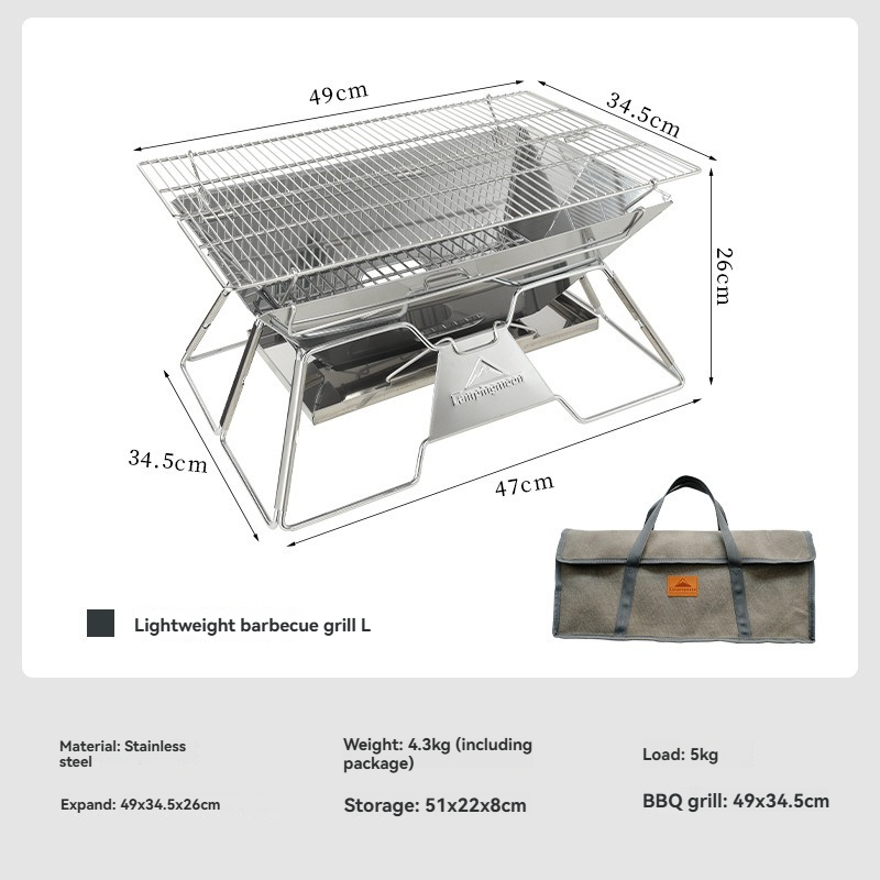 CAMPINGMOON MT-3 Large Folding - Camp Grill Portable Folding recensione e prezzo