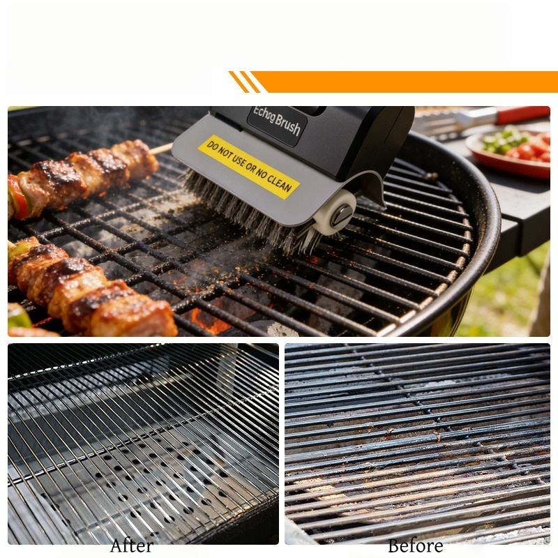 JUSTINLAU Electric Grill Brush - Camping Cooking Bbq recensione e prezzo