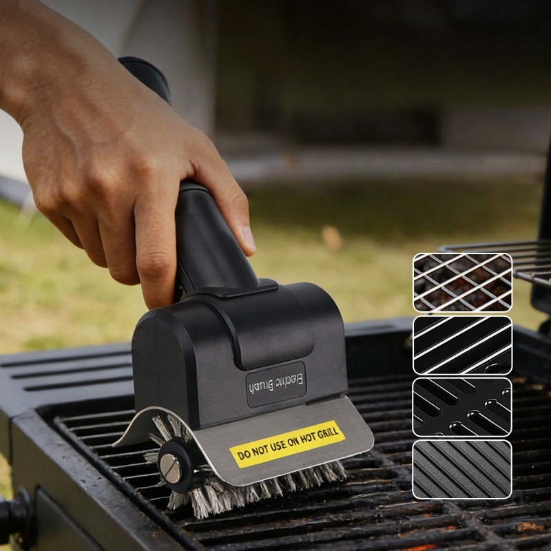 JUSTINLAU Electric Grill Brush - Camping Cooking Bbq recensione e prezzo