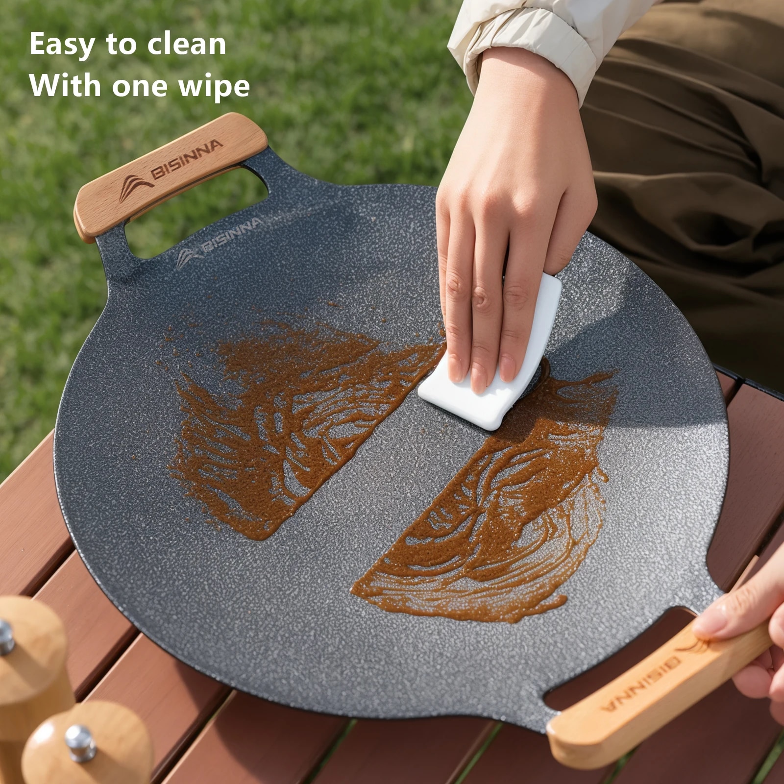 BISINNA 34CM Outdoor BBQ Grill - Camping Cooking Equipment recensione e prezzo