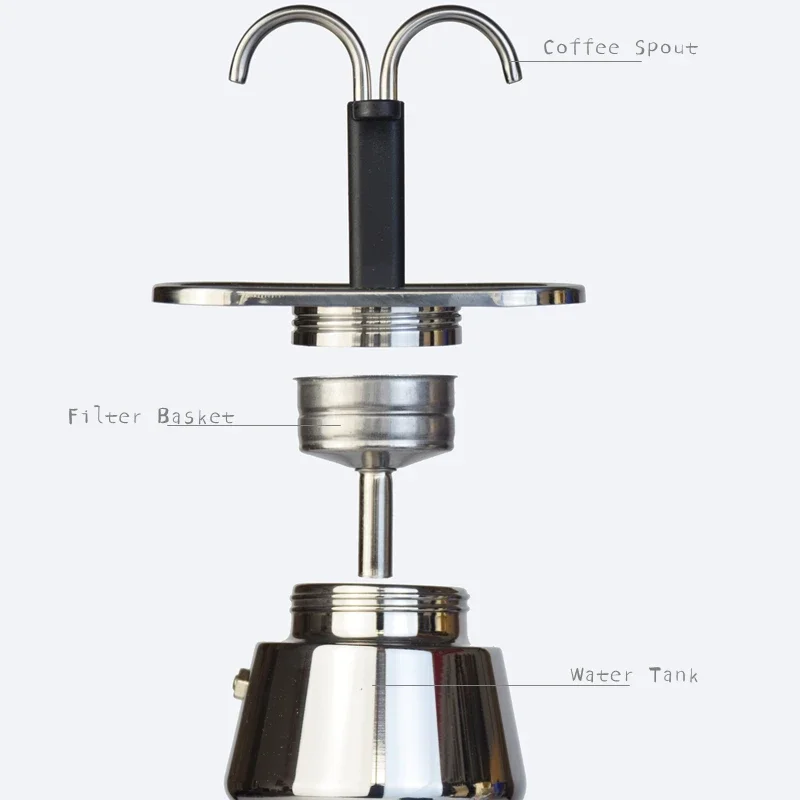 200ML Mini Moka Pot Double Tub - Pocket Coffee Maker recensione e prezzo