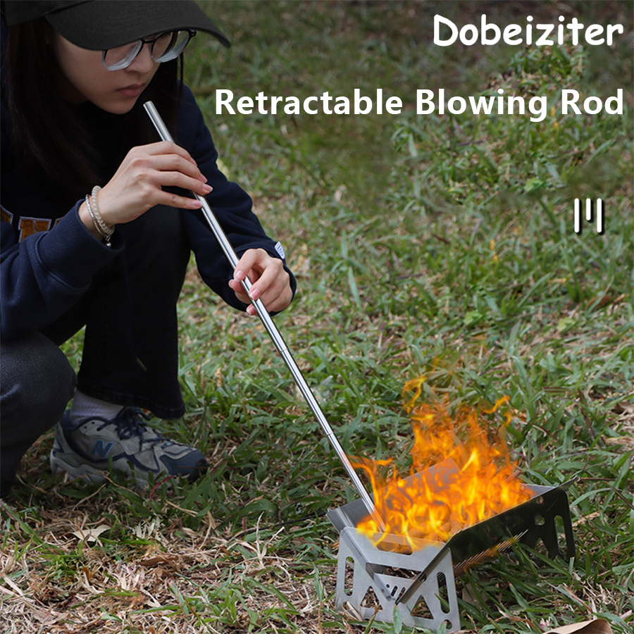 Stainless Steel Blowpipe Pocke - Camping Cooking Candle recensione e prezzo