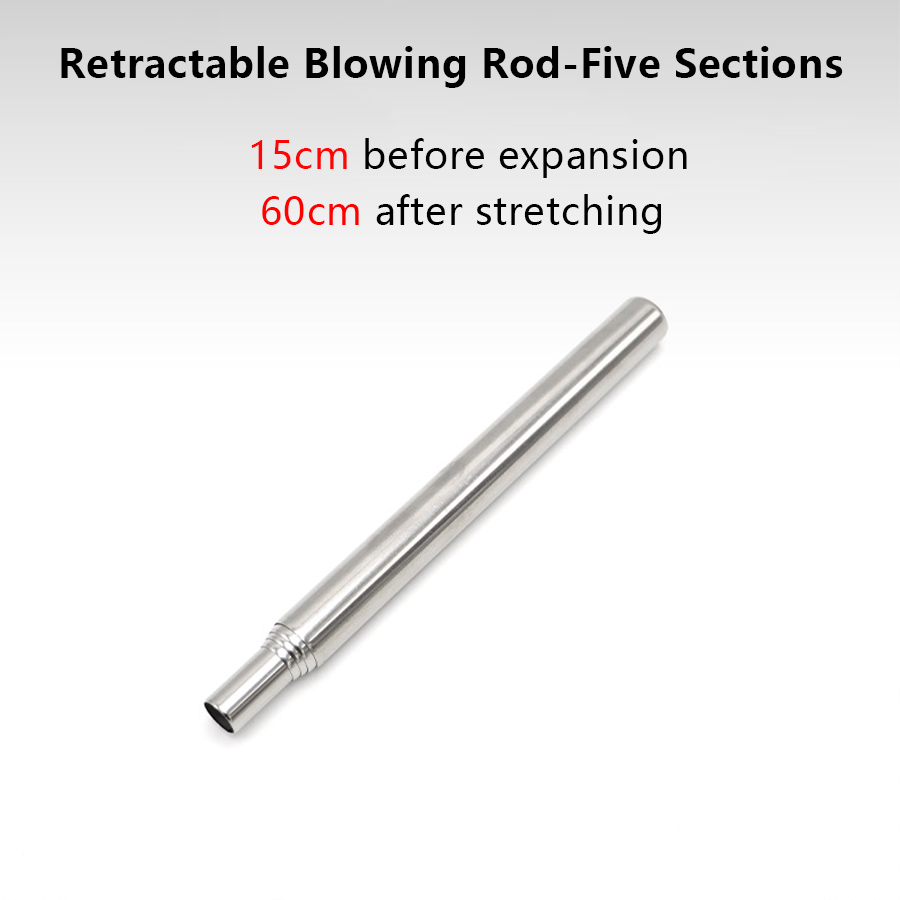 Stainless Steel Blowpipe Pocke - Camping Cooking Candle recensione e prezzo