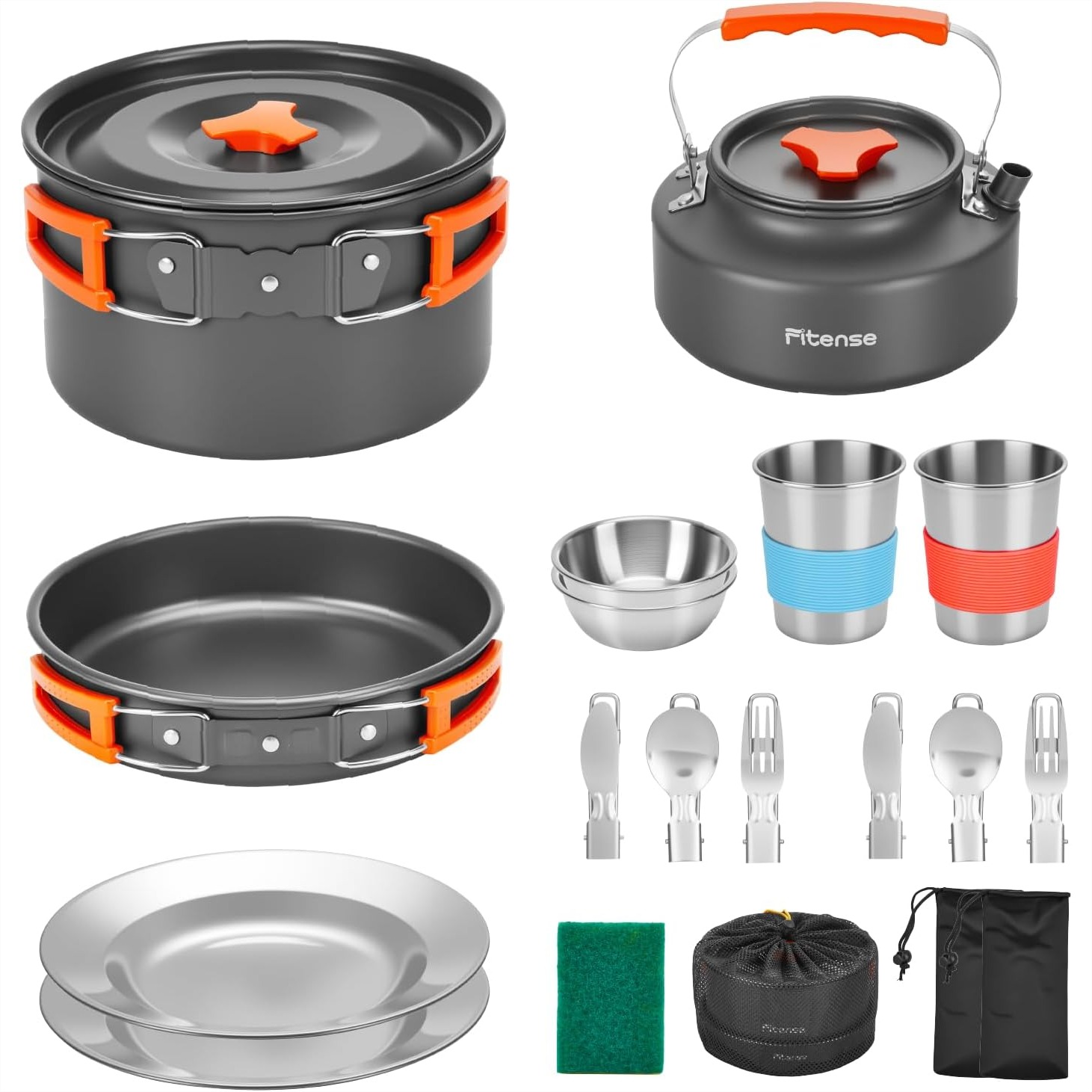 21Pcs Camping Cookware Mess Ki - Camping Cooking Essentials Kit recensione e prezzo