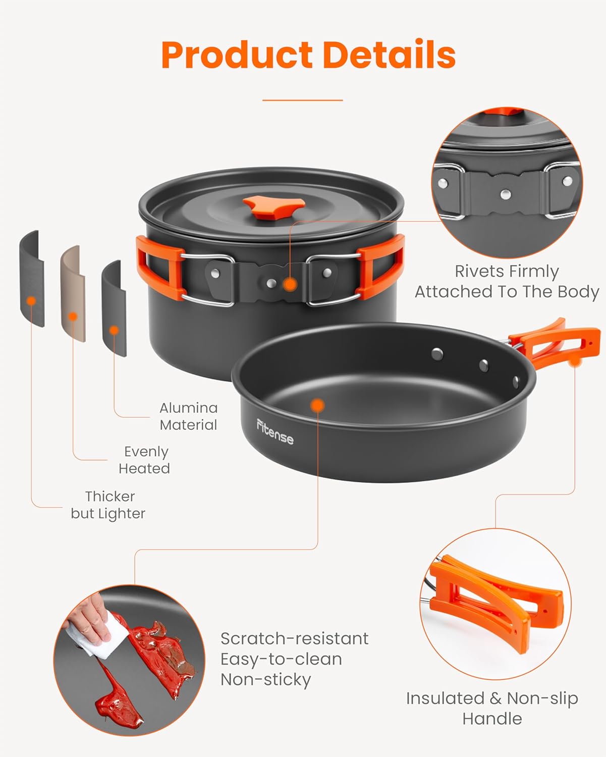 21Pcs Camping Cookware Mess Ki - Camping Cooking Essentials Kit recensione e prezzo