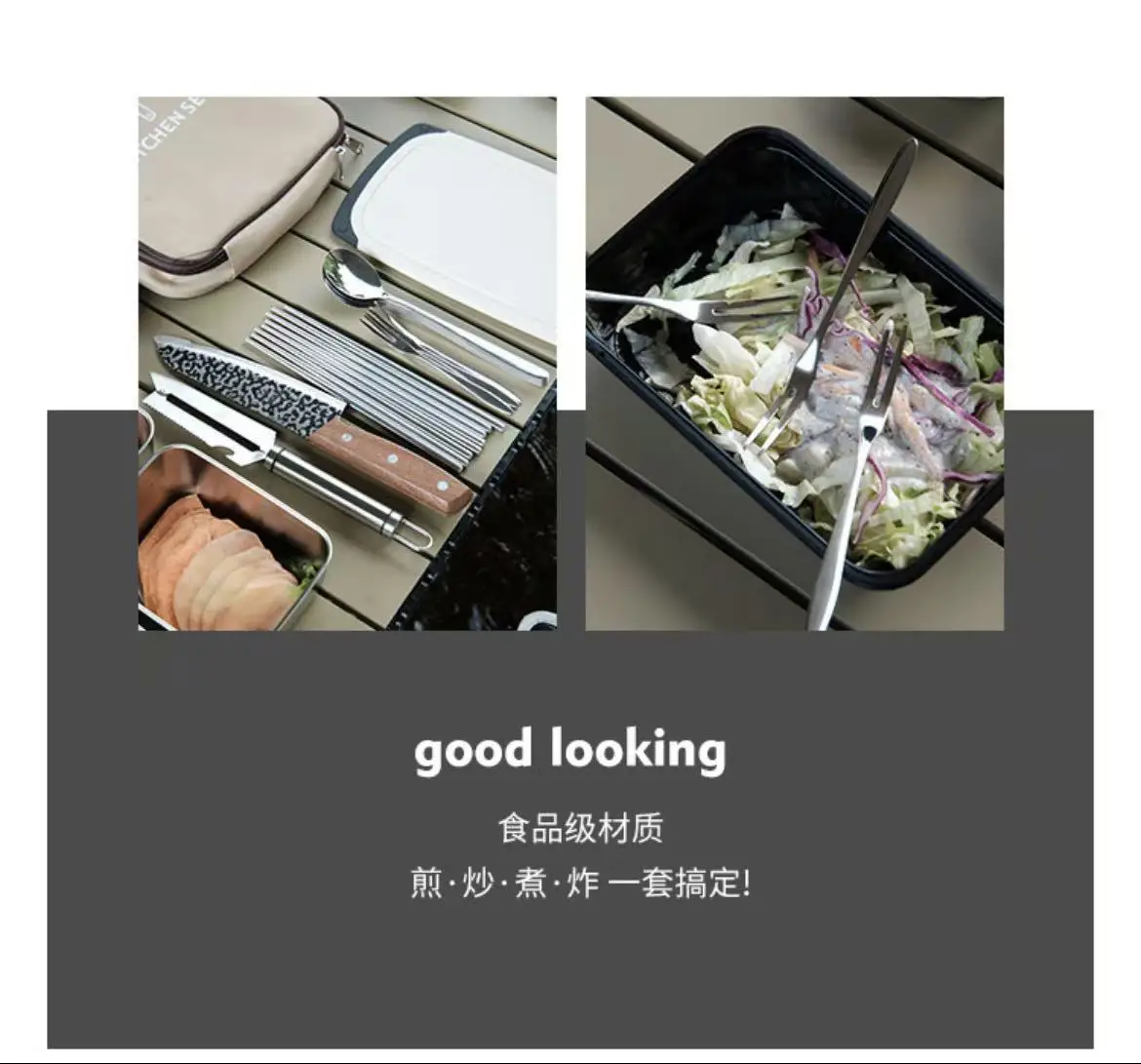 Compact All-in-One Portable Ca - Camping Cooking Essentials Kit recensione e prezzo