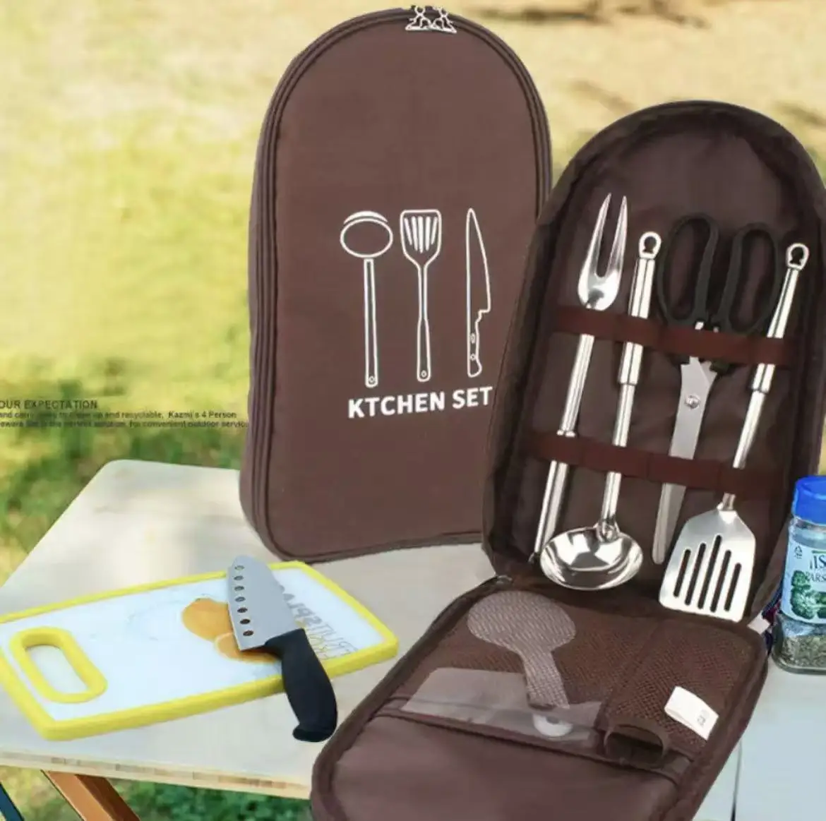 Compact All-in-One Portable Ca - Camping Cooking Essentials Kit recensione e prezzo