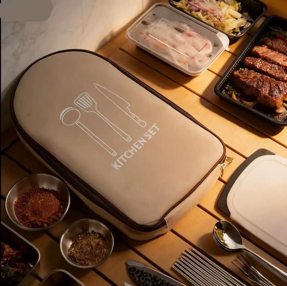 Compact All-in-One Portable Ca - Camping Cooking Essentials Kit recensione e prezzo