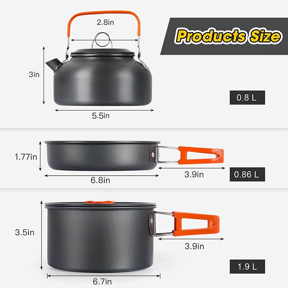 Outdoor camping cooking set, n - Camping Cooking Candle recensione e prezzo