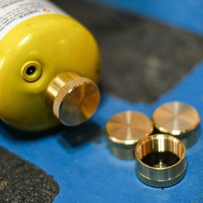 New！Brass Refill Cap 1 LB Prop - Camping Cooking Equipment Gas recensione e prezzo