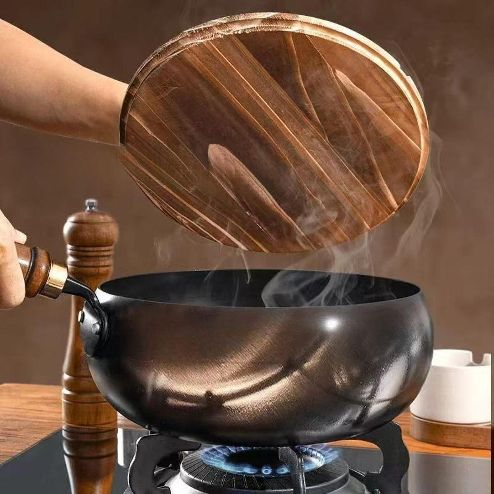 Nonstick Wok No Coating Gas Bo - Camping Cooking Candle recensione e prezzo
