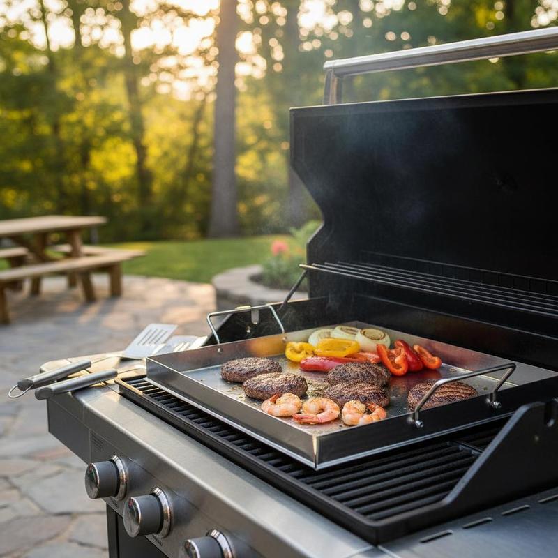 Universal Flat Top Griddle 18x - Camping Cooking Gas recensione e prezzo