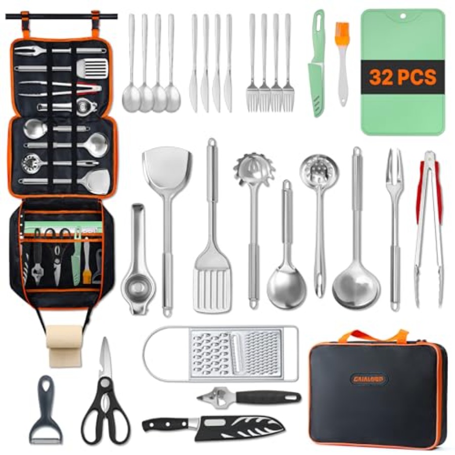 Portable Camping Cooking Utens - Camping Cooking Essentials Kit recensione e prezzo