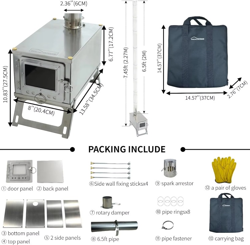 【Popular】DANCHEL S1 Foldable T - Camping Cooking recensione e prezzo