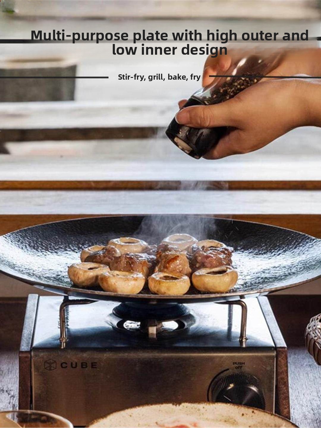 Outdoor Cast Iron Charcoal Gri - Camping Cooking Bbq recensione e prezzo