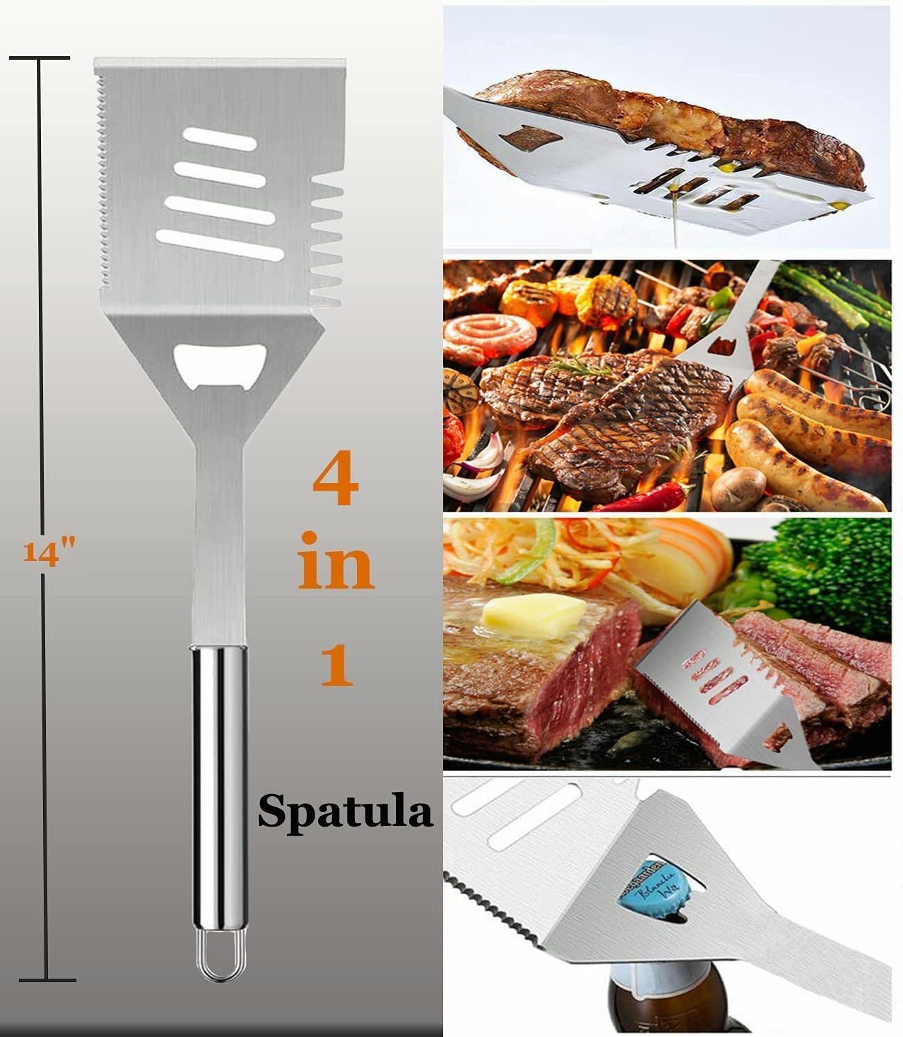 Grill Set with Apron for Men,  - Camping Cooking Bbq recensione e prezzo