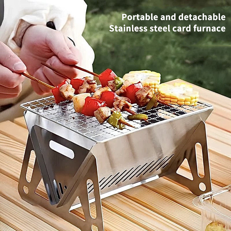 Portable Folding Stainless Ste - Camp Grill Portable Folding recensione e prezzo