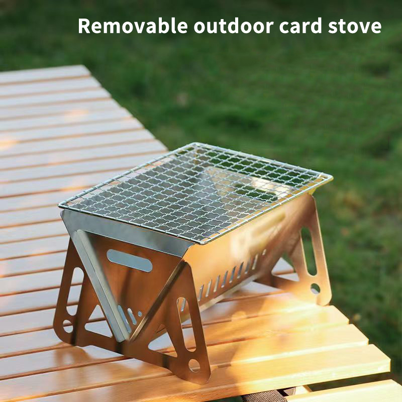 Portable Folding Stainless Ste - Camp Grill Portable Folding recensione e prezzo