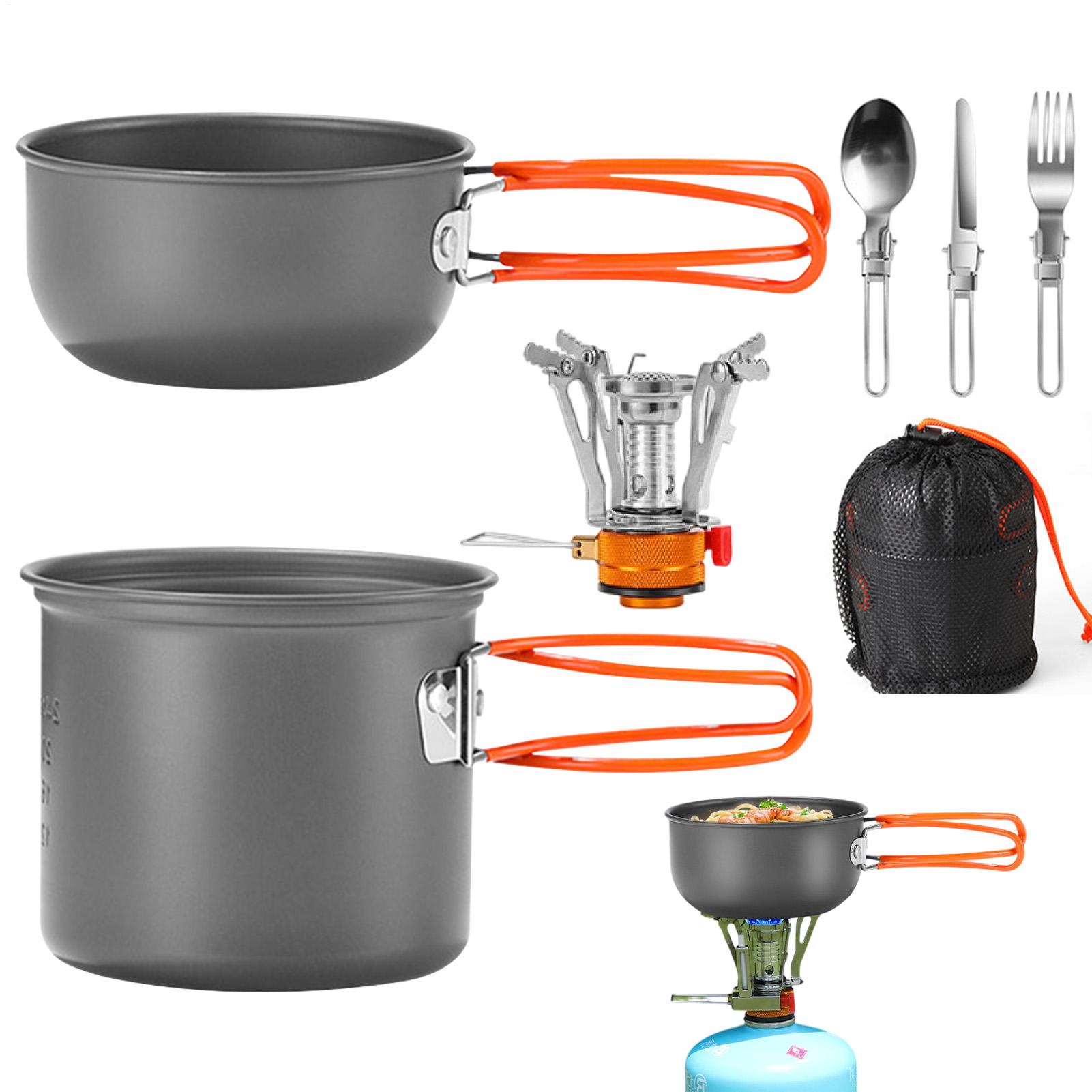 Portable Camping Cookware Set  - Camping Cooking Gas recensione e prezzo