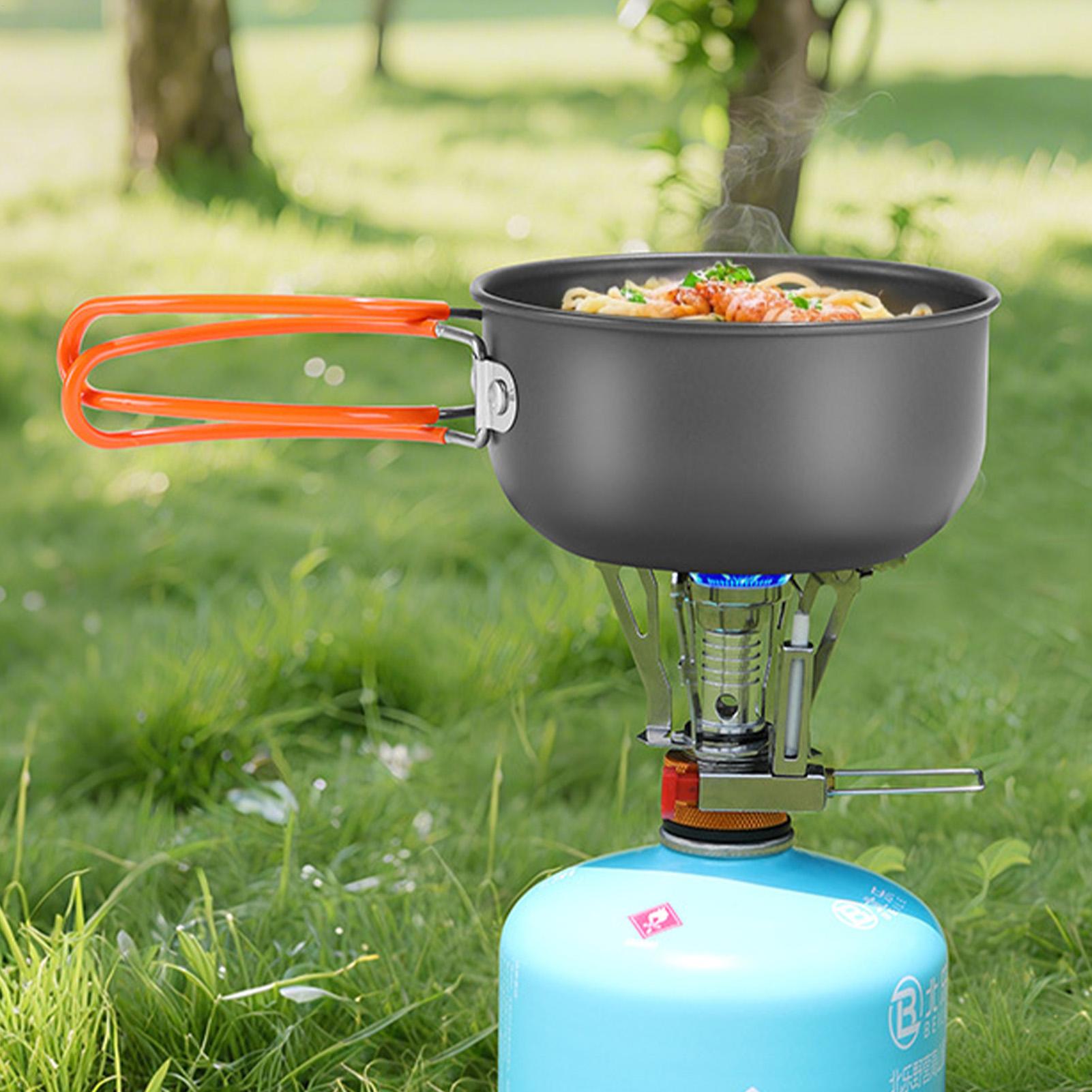 Portable Camping Cookware Set  - Camping Cooking Gas recensione e prezzo