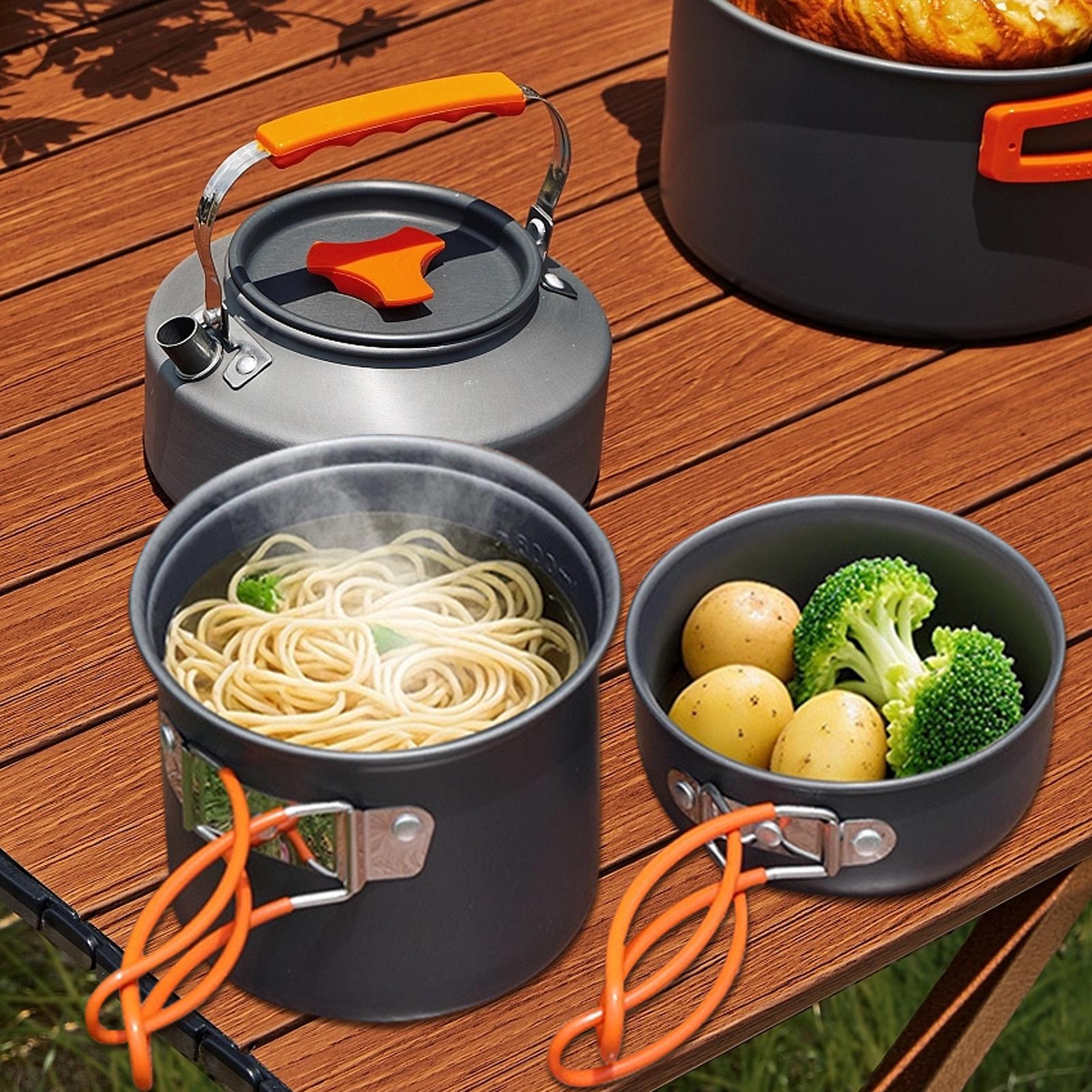 Portable Camping Cookware Set  - Camping Cooking Gas recensione e prezzo