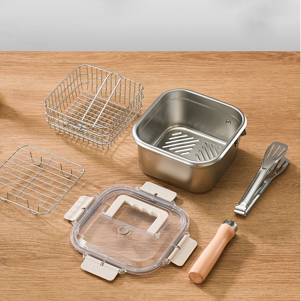 Portable Stainless Steel Fryin - Camping Cooking Candle recensione e prezzo