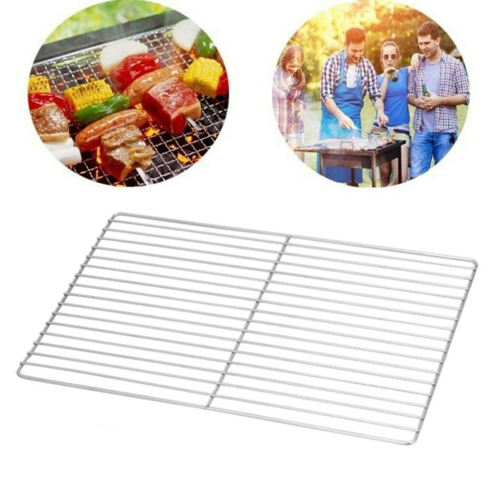 Stainless Steel BBQ Grill Grid - Camping Cooking Bbq recensione e prezzo