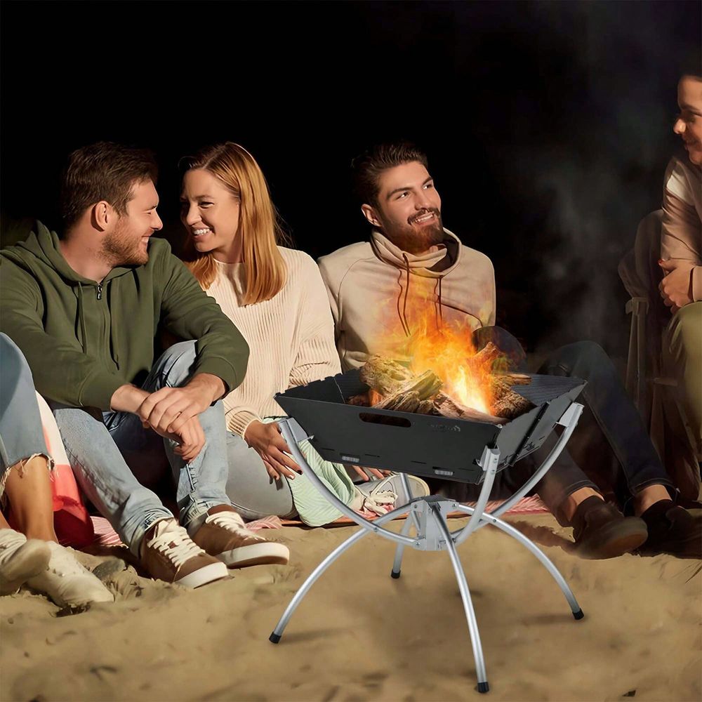 3In1 Portable Charcoal Grill F - Camp Grill Portable Folding recensione e prezzo