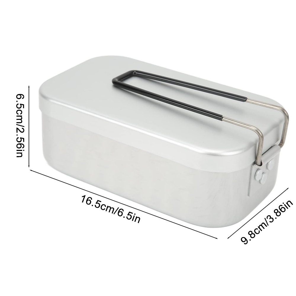 800ML Aluminum Lunch Boxes Out - Camping Cooking Equipment recensione e prezzo
