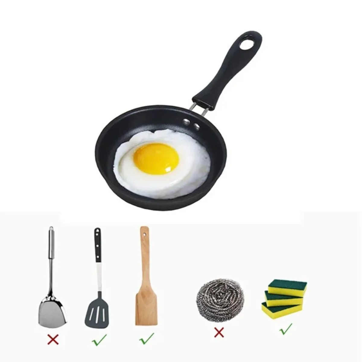 Mini Frying Pan with Handle Po - Camping Cooking Candle recensione e prezzo