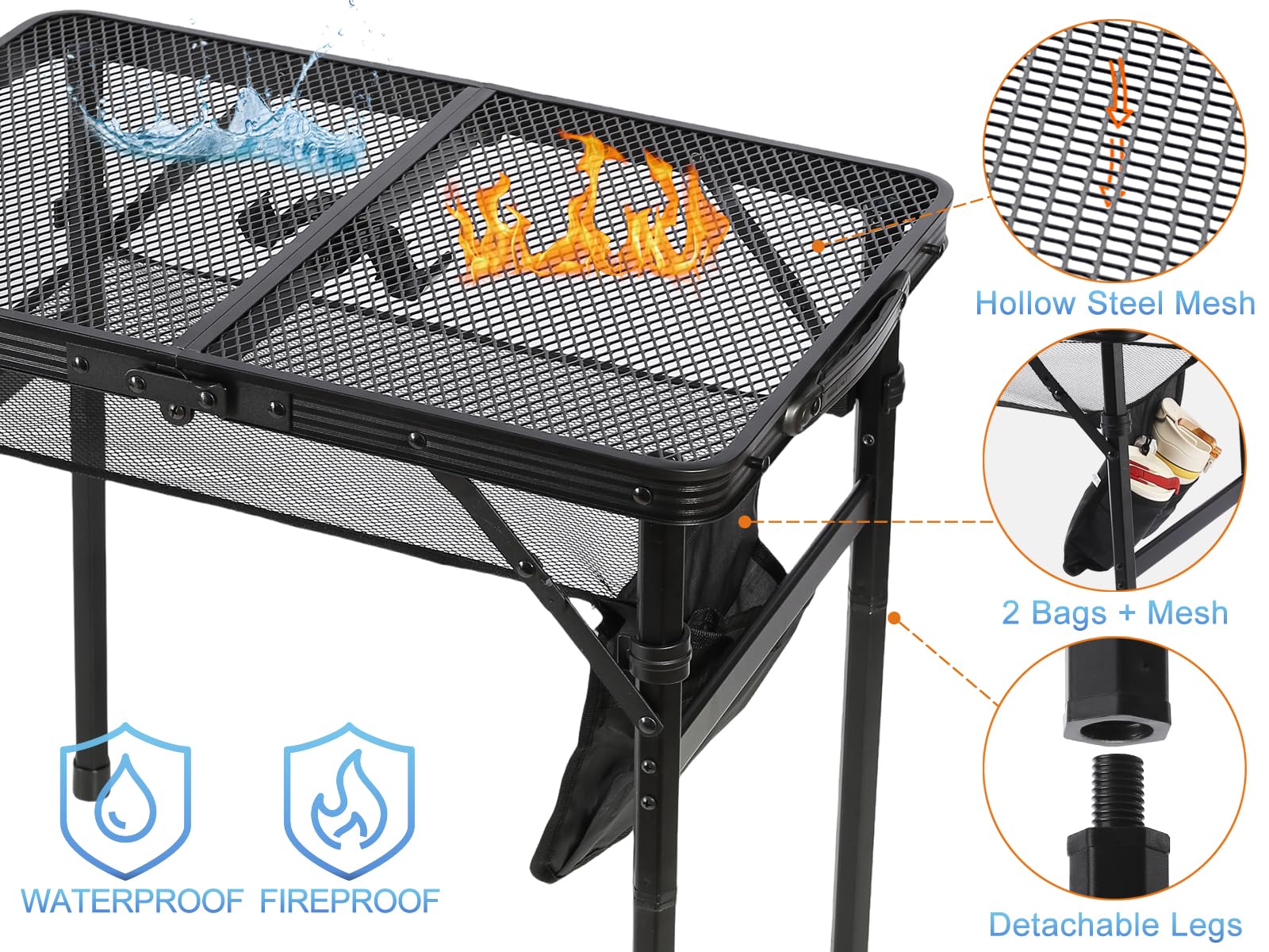 Portable Folding Mesh Grill Ta - Camp Grill Portable Folding recensione e prezzo