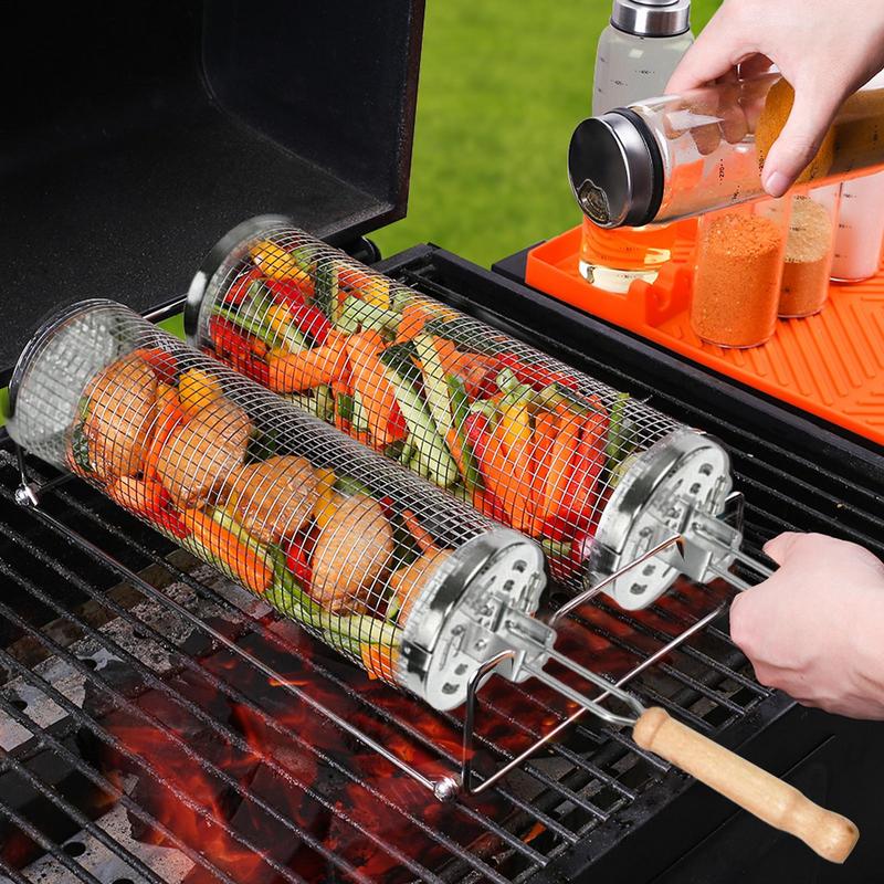 1pc Stainless Steel Rotating B - Camping Cooking Gifts recensione e prezzo