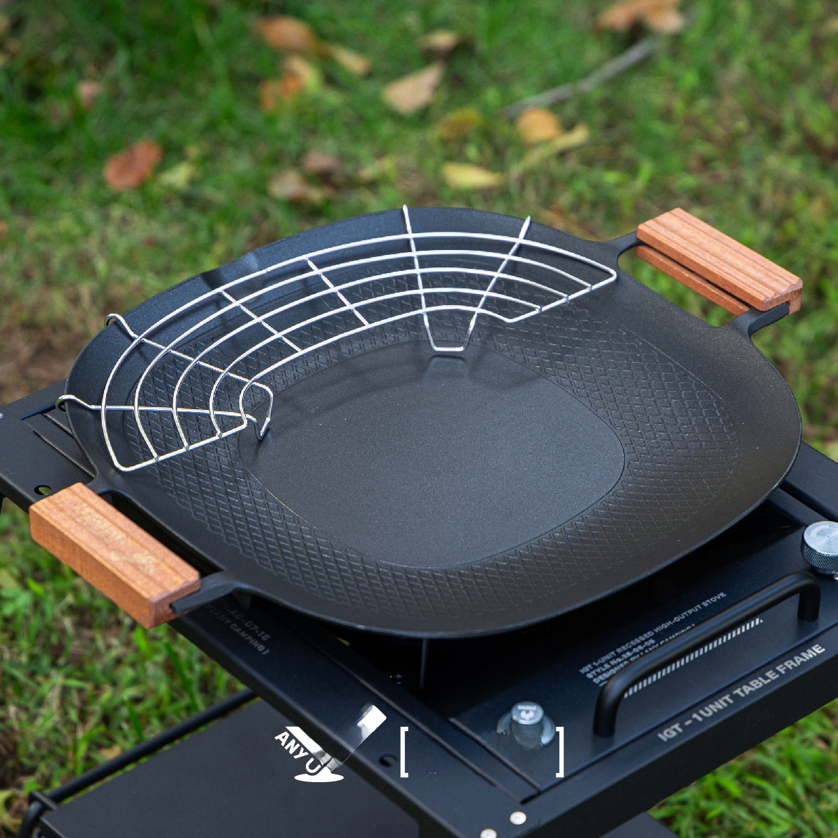 Outdoor Camping BBQ Grill Pan  - Camping Cooking Bbq recensione e prezzo