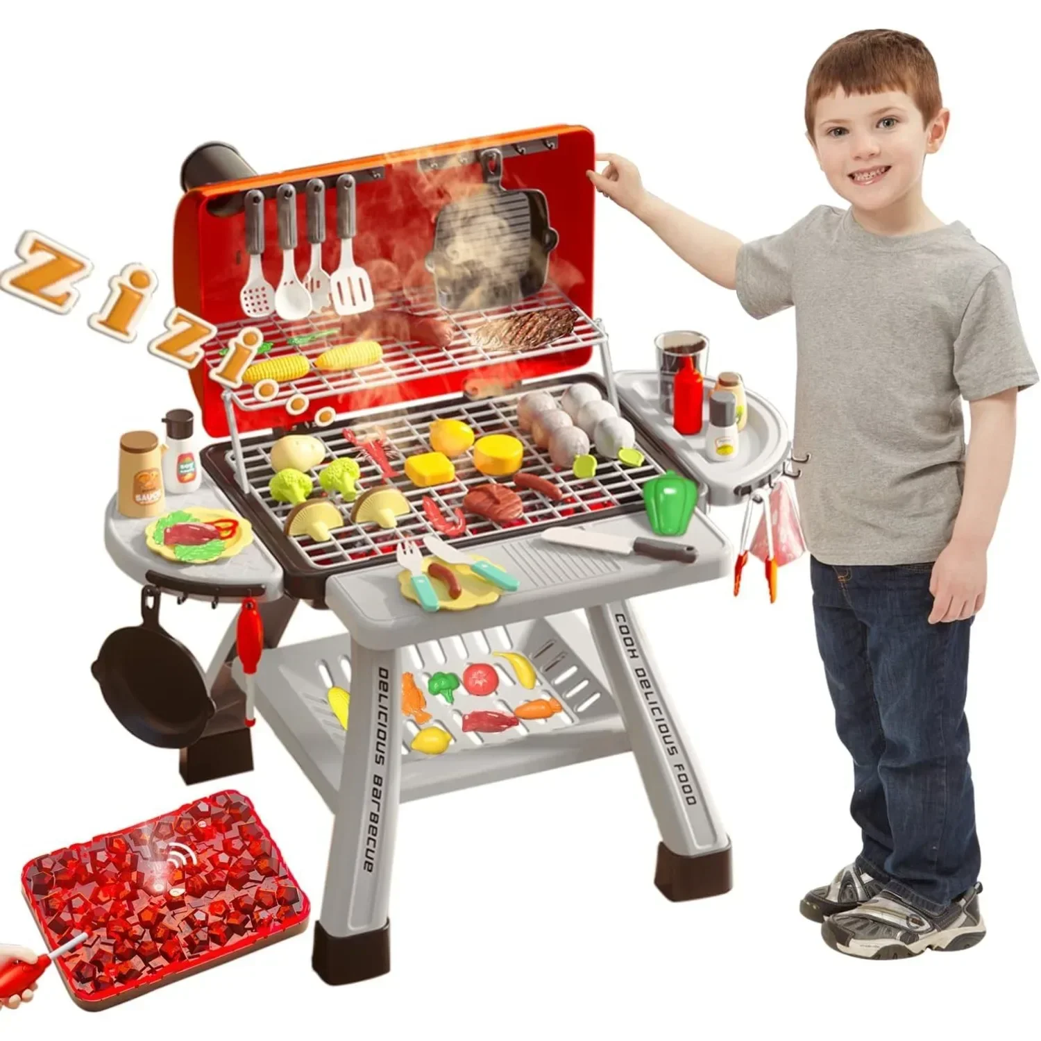 Barbecue Grill Toy Set Kids BB - Camping Cooking Gifts recensione e prezzo