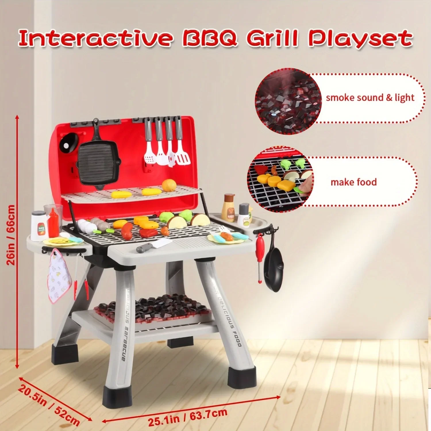 Barbecue Grill Toy Set Kids BB - Camping Cooking Gifts recensione e prezzo