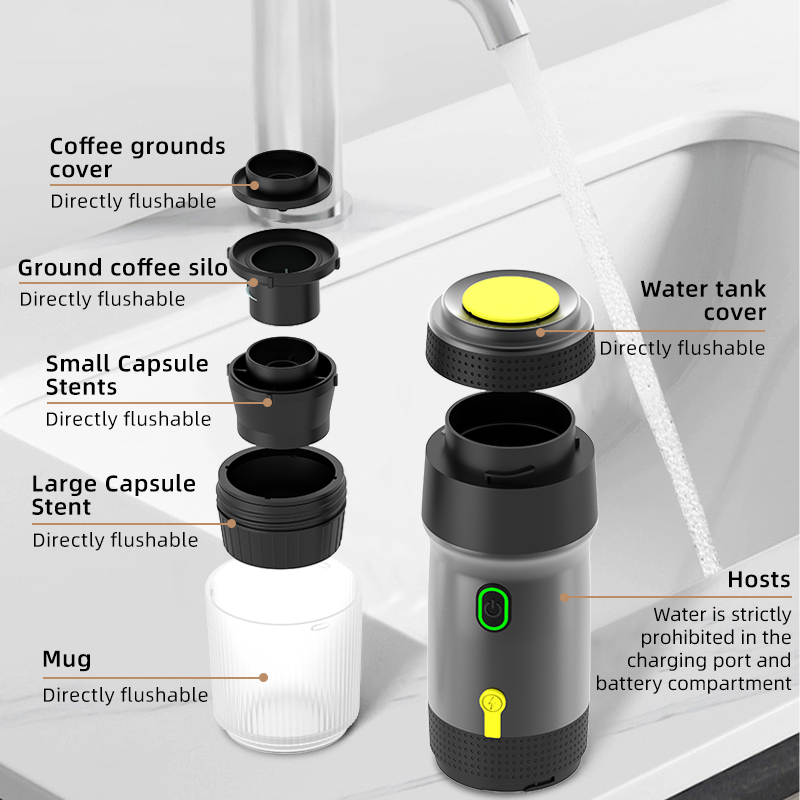 60ml portable electric wireles - Pocket Coffee Maker recensione e prezzo