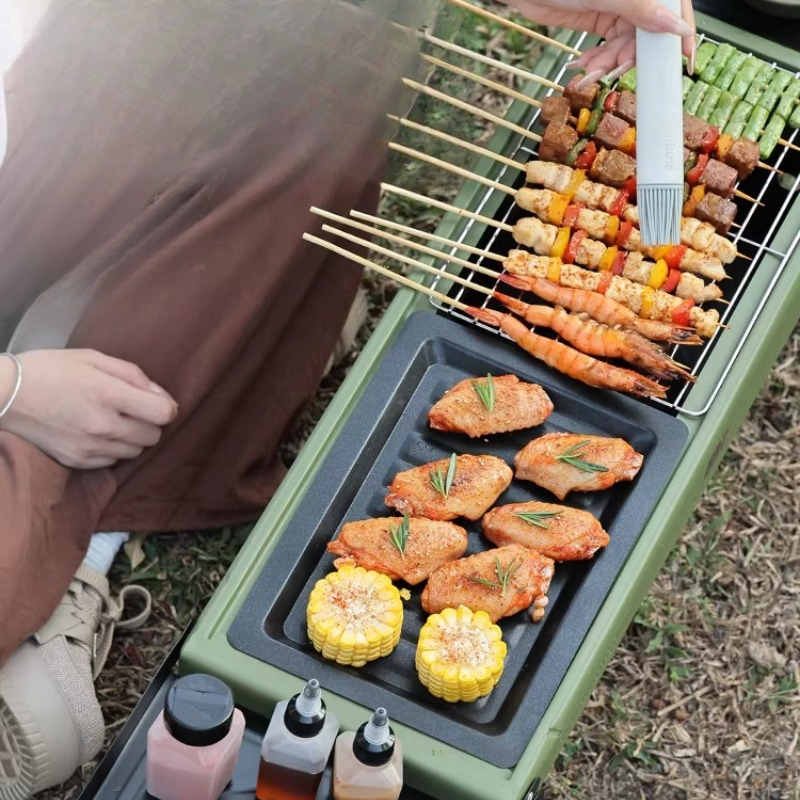1 Set Outdoor BBQ Grill Foldin - Camp Grill Portable Folding recensione e prezzo