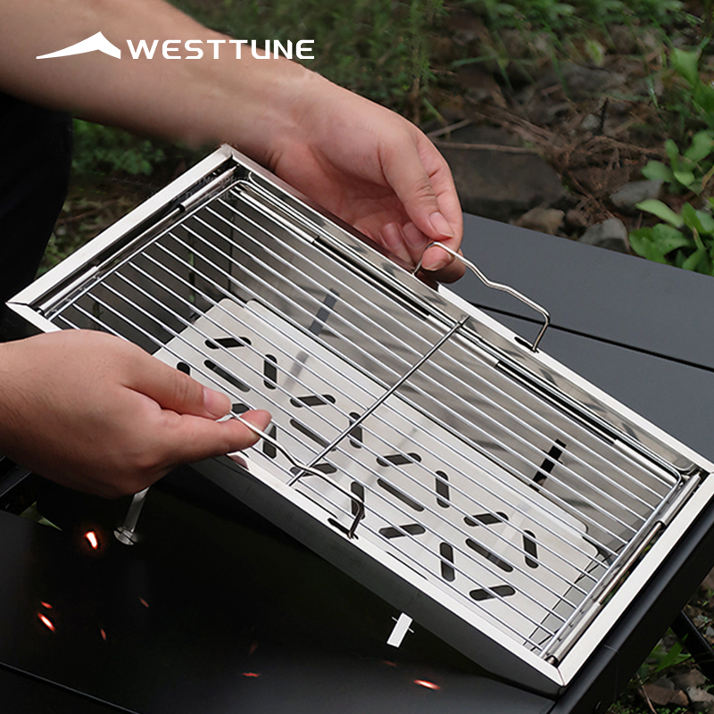WESTTUNE IGT Barbecue Grill Fo - Camp Grill Portable Folding recensione e prezzo