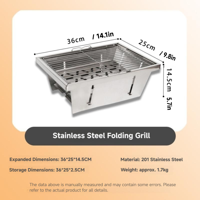 WESTTUNE IGT Barbecue Grill Fo - Camp Grill Portable Folding recensione e prezzo