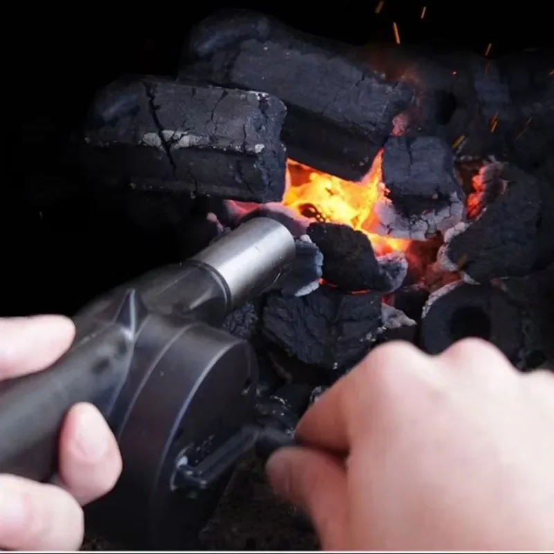 Portable Hand Crank Fan Air Bl - Camping Cooking Candle recensione e prezzo