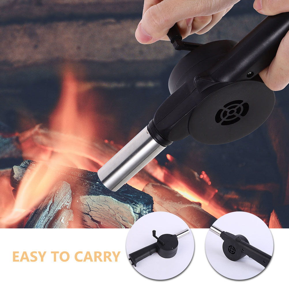 Hand Crank Black Manual Bbq Fa - Camping Cooking Equipment recensione e prezzo