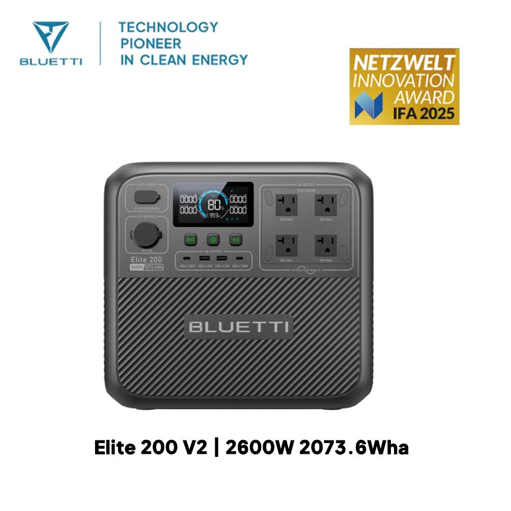 【Renew】BLUETTI Elite 200 V2 Po - Camping Cooking Equipment recensione e prezzo